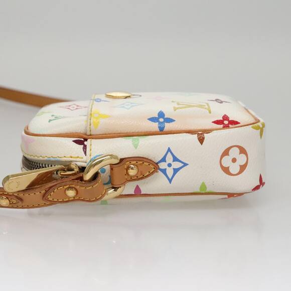 LOUIS VUITTON Monogram Multicolor Lift Shoulder Bag White M40055 - Picture 4 of 16